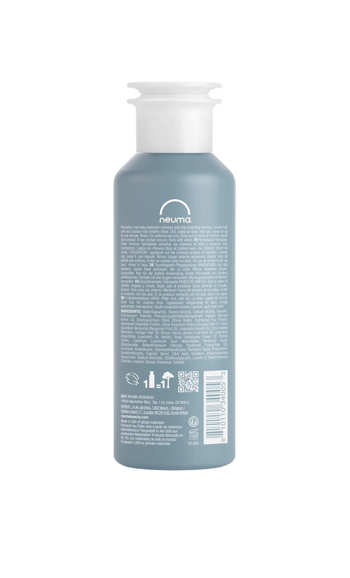 Увлажняющий кондиционер для волос NEUMA Neu Moisture Conditioner 250мл NeuMoisture_Conditioner_250ml_back
