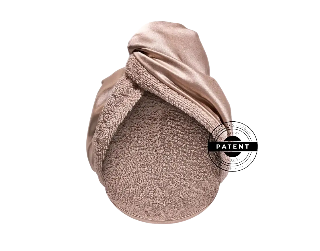HAIR TURBAN BEIGE ДВУХСТОРОННЕЕ ПОЛОТЕНЦЕ-ТЮРБАН ДЛЯ ДЕЛИКАТНОЙ СУШКИ ВОЛОС (БЕЖЕВЫЙ) 15550a90-c77b-4b0c-a1b0-20666e5260a2