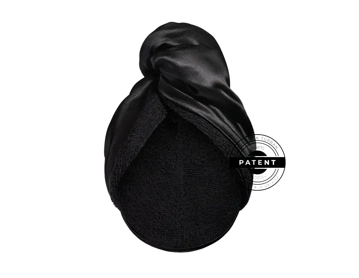 HAIR TURBAN BLACK ДВУХСТОРОННЕЕ ПОЛОТЕНЦЕ-ТЮРБАН ДЛЯ ДЕЛИКАТНОЙ СУШКИ ВОЛОС (ЧЕРНЫЙ) HAIR TURBAN BLACK ДВУХСТОРОННЕЕ ПОЛОТЕНЦЕ-ТЮРБАН ДЛЯ ДЕЛИКАТНОЙ СУШКИ ВОЛОС (ЧЕРНЫЙ)1