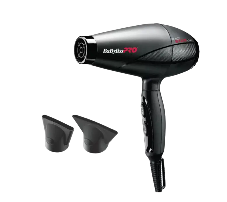 ФЕН ДЛЯ ВОЛОС BABYLISS PRO BLACK STAR 2200W (BAB6250IE) ФЕН ДЛЯ ВОЛОС BABYLISS PRO BLACK STAR 2200W (BAB6250IE)