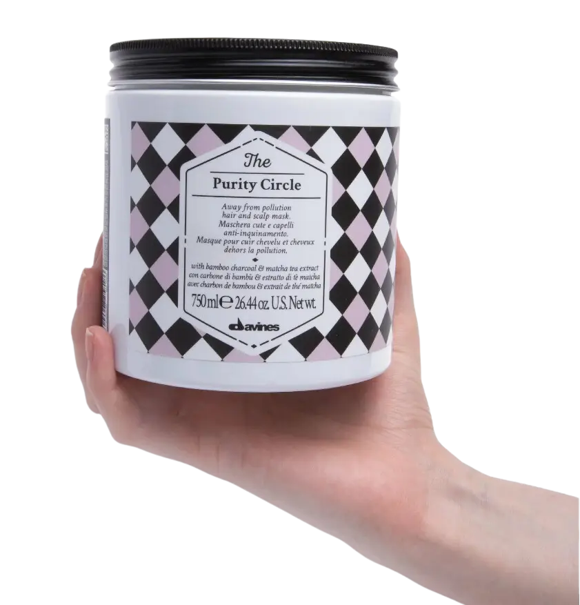 THE PURITY CIRCLE МАСКА-ДЕТОКС ДЛЯ ВОЛОС И КОЖИ ГОЛОВЫ, DAVINES - 750 мл THE PURITY CIRCLE750 3