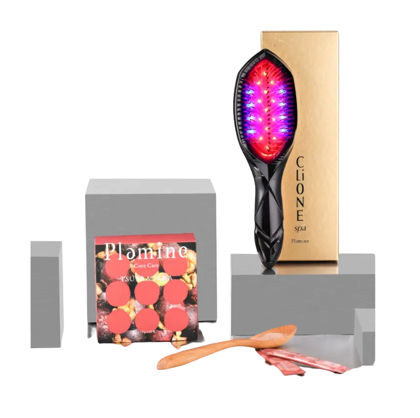 Clione SPA – японская щетка с фототерапией для стимуляции роста волос CLIONE SPA3